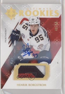 2018-19 Ultimate Collection 48/99 Henrik Borgstrom RPA Rookie Patch Auto RC 05qm
