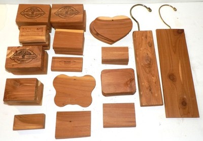 28 Lot Natural Wood Cedar Blocks for Closets Storage Chests Drawers Repels Bugs