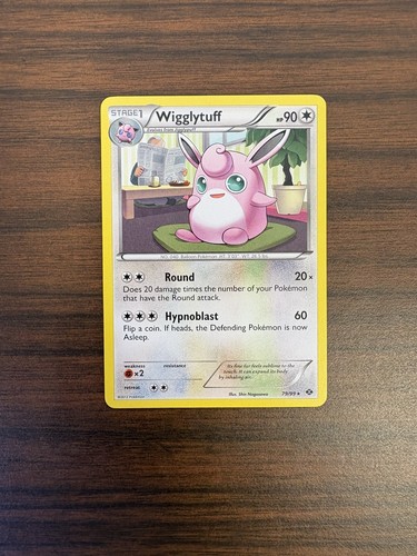 Pokémon Card Wigglytuff - Rare - Next Destinies 79/99 NM