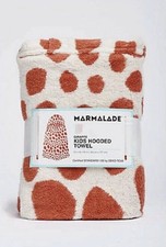 Marmalade  Cotton Hooded Bath Towel Giraffe Print NEW Kids Oeko-Tex 100 Standard