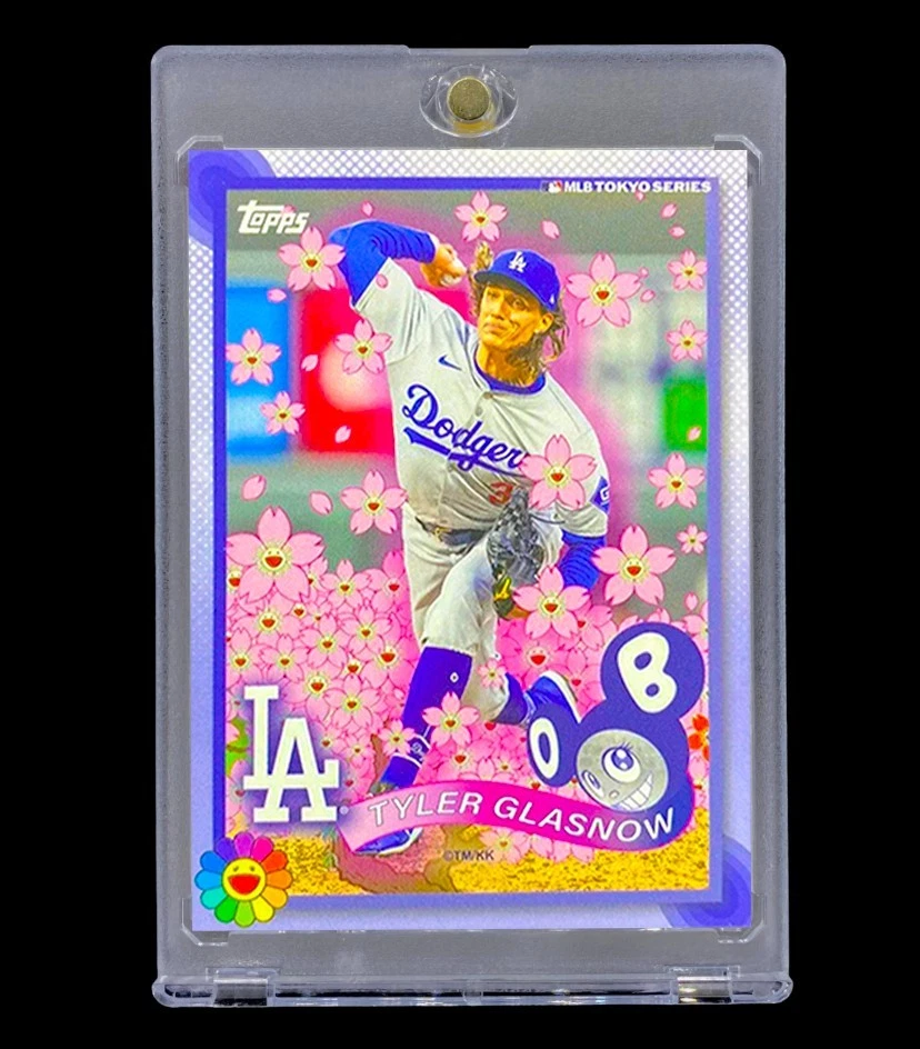 TYLER GLASNOW RARO JAPÓN FLOR SP Inserto Topps No Automático - DODGERS Foto 2 de 4