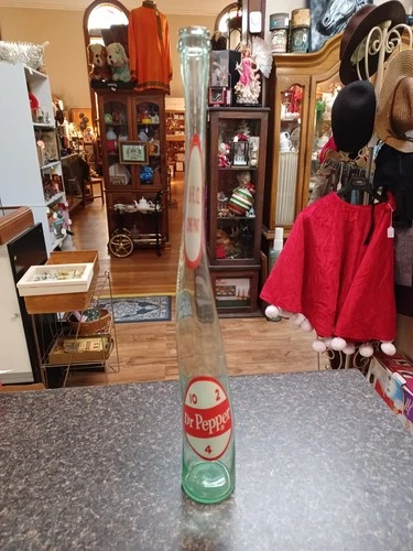 Vtg Stretched Long Neck 16oz. Bottle Dr Pepper 10 2 4 Fair Carnival Prize 18.75"