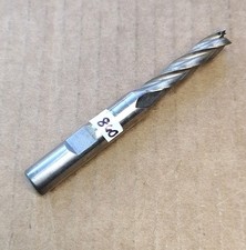 3/8" 4-Flute, Tapered End Mill, Twist Drill, 3/8" Shank, 3" OAL