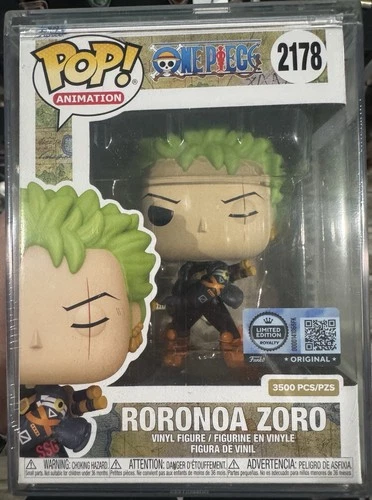 Funko Pop! Animation One Piece Roronoa Zoro Hot Topic Limited Edition 3500 Pc