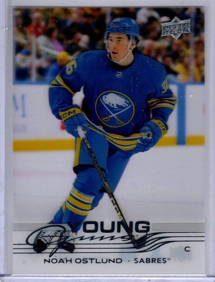2025-26 Upper Deck Series 1 Noah Ostlund Clear Cut Young Guns Rookie Card # 219
