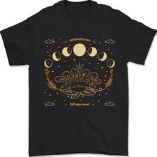 Moonbeams Moon Phases Celestial Pagan Camiseta Hombre Algodón 100%