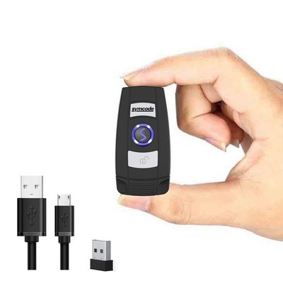 Mini 2D Portable Handheld Bluetooth Barcode Scanner Wireless 2.4G & USB Wired 3-