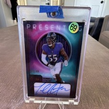 2023 Panini One Presentations Terrell Suggs Auto #197 Serial Numbered /49