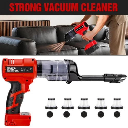 240W Handheld Vacuum for Milwaukee 18V Battery 22000Pa Strong Suction Car Vacuum