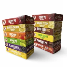 JJ's Bakery Glazed Pie Ultimate Cream & Fruit Variety Pack 4 Oz Individually Box