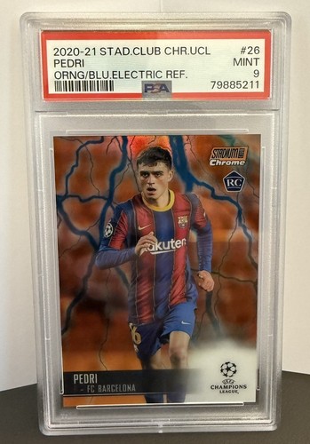 2020-21 Topps Stadium Club Chrome UCL /10 Pedri RC