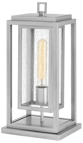 Hinkley Republic 16 1/2" Marine Grade Satin Nickel Outdoor Pier Light - Picture 1 of 10