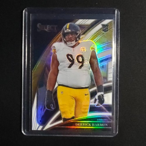 🀄️2025 PANINI SELECT FOOTBALL CLUB LEVEL WHITE PRIZM /35 RC DERRICK HARMON
