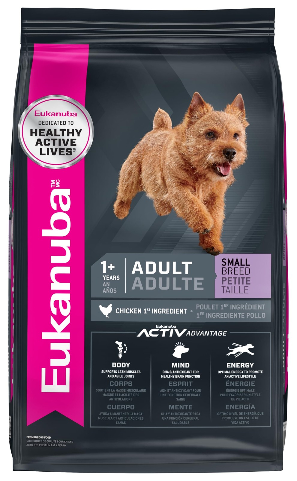 Adult Small Breed Dry Dog Food, 4.5 lb Bag