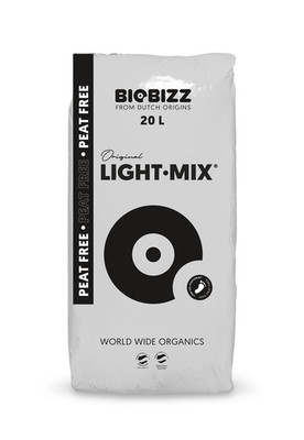 BioBizz Light-Mix Peat Free Erde 20L - Torffreie Pflanzenerde leicht gedüngt