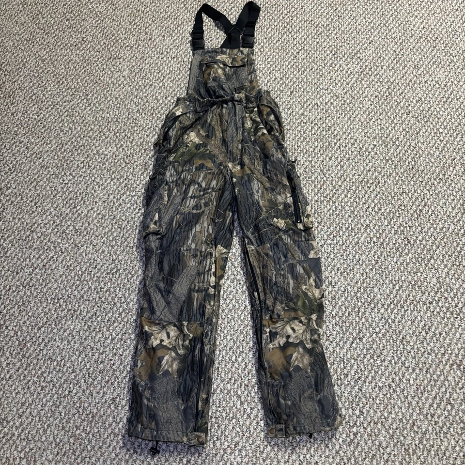 Scent Blocker Plus Camo Mossy Oak BiBS Mens Size XL Hunting Outdoor Overalls - Image 3 of 4