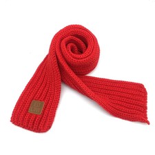 Kids Knit Scarf Winter Fashion Solid Color Toddler Baby Scarves Wrap Neck War...