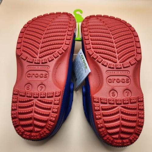 Zapatos Zueco Crocs Clásicos Bandera Americana Talla Hombre 5 Mujer 7 Estrellas Rayas EE. UU. - Imagen 6 de 7