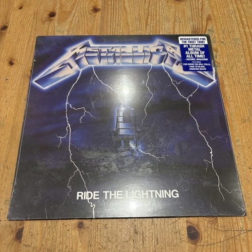 Metallica Ride The Lightning Vinyl Record Brand New Sealed