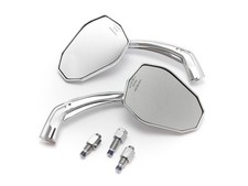 Spiegel Paar Victory chrom E-geprüft für Yamaha DT FS FZ MT RD SR TDM TDR VMX