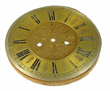 Altes Uhren Zifferblatt f Uhrwerk Wanduhr Schwarzwalduhr clock dial
