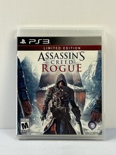 Assassin’s Creed Rogue Limited Edition PS3 Game Untested Case Disc Ubisoft