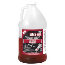 Vibra-Tite 13700 Threadlocker, Vibra-Tite 137, Red, High Strength, Liquid, 1L