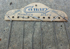 1930s Canary Brand Japan Miniature Harmonica Harp Fob Store Wall Display w Six — photo 2