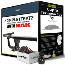 F&uuml;r CUPRA Terramar SUV Typ KP1 Anh&auml;ngerkupplung starr +eSatz 7pol 11.2024-jetzt