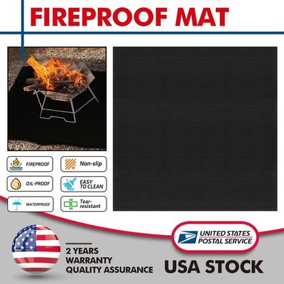 Fireproof Welding Blanket Fireproof Mat Fire Resistant Fire Blanket 7.9 x7.9 