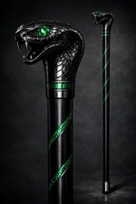 ART-wooden walking stick Hand Carved African Snake wooden walking gift A