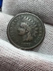 1874 INDIAN HEAD CENT Penny.  Nice Higher Grade Old US Coin!