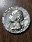 1960 BU62 WASHINGTON QUARTER GOOD DATE Actual Coin NICE Details Proof  Addition