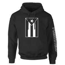 Puerto Rico, Flag, Bandera, Boricua, Black Hoodie