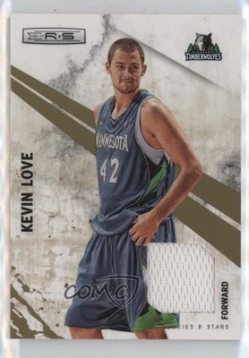 2010-11 Panini Rookies & Stars Gold Materials 299/299 Kevin Love #71 0c3