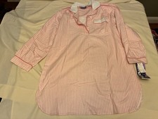 Night Shirt Nightgown Women Sleep house Dress VTG 90s Medium NWT Cotton