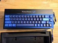 Keychron Q9 Mechanical Keyboard - Blue, Gateron Red, Open Box / Used