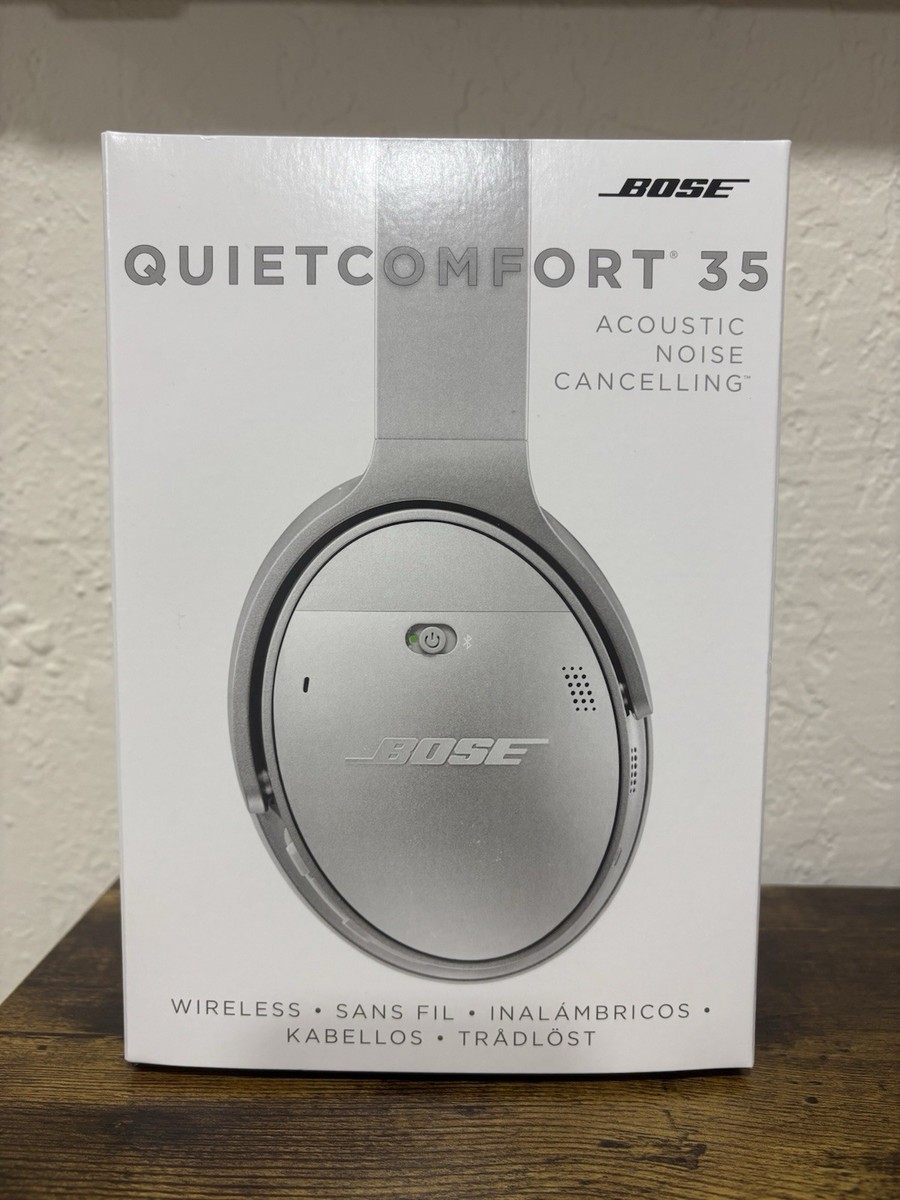 Bose QuietComfort 35 QC35 Wireless Headphones - Silver for sale