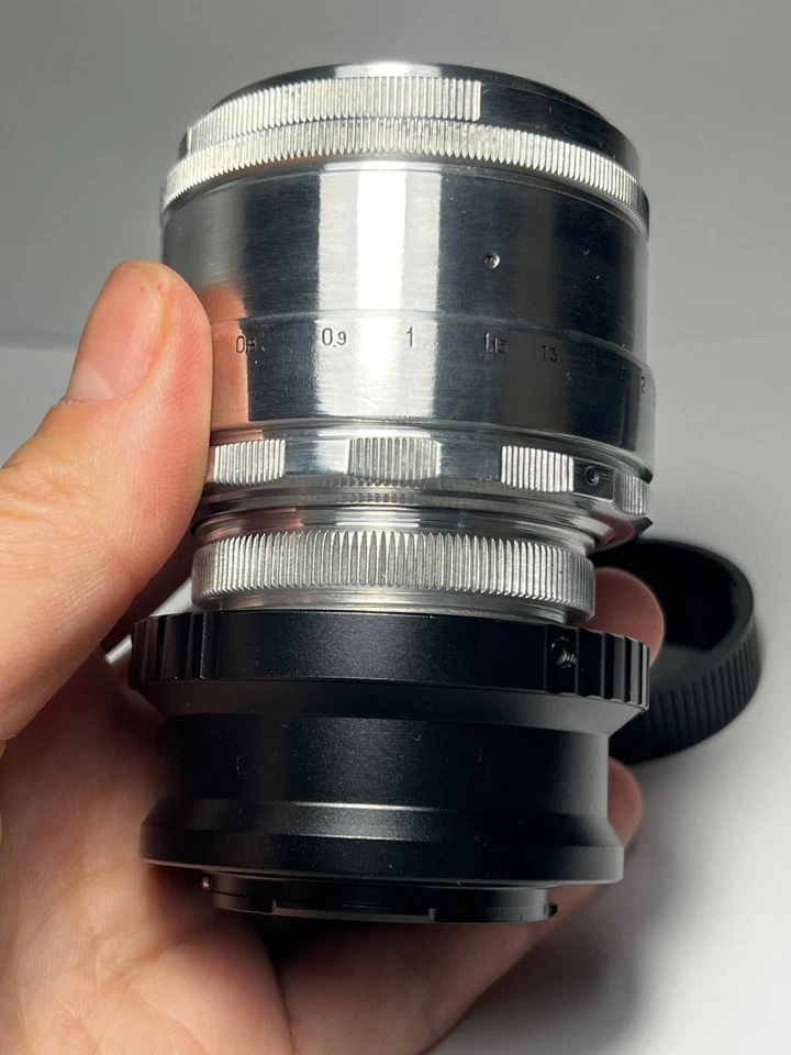 Helios-44 Silver 13 blades, KMZ 58mm F/2.0, M42 mount for FX Full Serviced Lens - Image 2 of 4