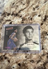 2016-17 Panini Aficionado - Slick Picks Marquese Chriss #8 Artist's Proof Red/99