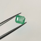 0.62 Ct Natural Zambian Green Emerald Good Luster Octagon Cut - G- 177 — photo 2