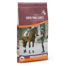 Saracen Super Fibre Cubes 20kg - HORSE & PONY FEED 1.30 per kilo