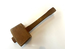 Vintage Wooden Mallet Woodworking Tool Carpentry 0.532kg