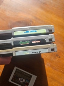 Nintendo NES 3x loose PAL games TMNT Turtles, Adventures of Bayou Billy, Total R