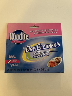 Woolite Dry Cleaner s Secret At Home Dry Clean 2 Cloths