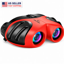 LET'S GO Kids Binoculars Compact Shockproof High Resolution Outdoor Toy Gift