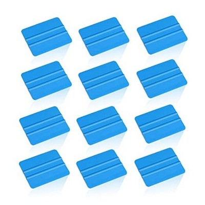 Blue Hand Applicator Squeegee, Decal Vinyl Wrap Handy Tool for Window 12 Packs