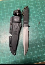 SOG SEAL Tactical Fixed Blade Knife Clip Point Stainless Steel Synthetic Handle…