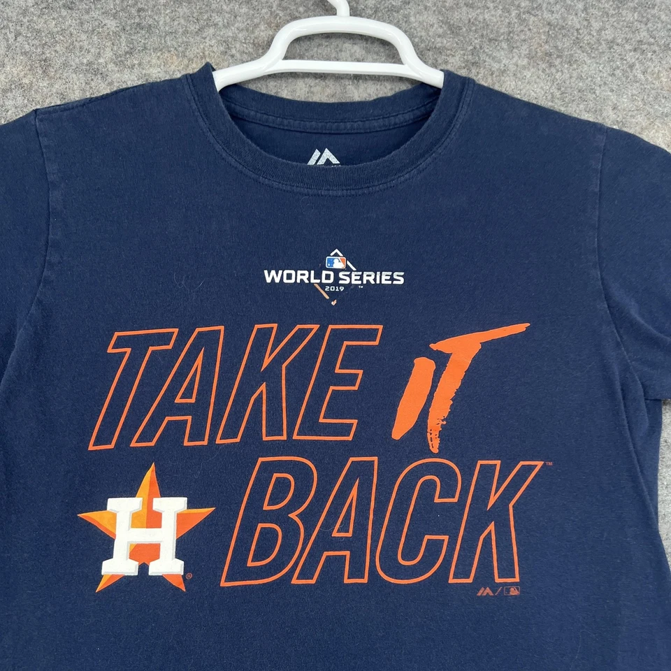Camiseta de los Astros de Houston para mujer pequeña MLB Serie Mundial de Béisbol 2019 Take It Back Foto 2 de 4