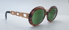 Vintage Brown Oval Sunglasses FRAMES ONLY